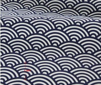 3ks textílie nastaviť 50*40 cm japaness štýl potlačené tkaniny v tme bule patchwork fabricbavlnenej tkaniny na odevné,homedeco