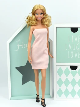 3ks/veľa Sexy Letné Šaty Pre Bábiku Barbie Jeden Kus Večerné Šaty Vestido Oblečenie Pre Barbie 1/6 BJD Bábika Príslušenstvo