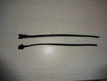 3PIN konektor JST a zásuvkou,s 15 cm dlhý drôt každý,20AWG drôt;všetky čierny vodič