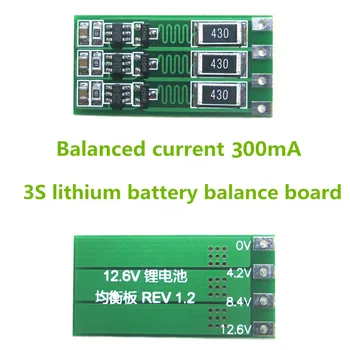 3S 300mA Li-ion batéria Lítiová Batéria Balancer Rada 18650 Li-ion Batérie na Vyrovnávanie Správnej Rovnováhy Aktuálne 1.1 V 12,6 V