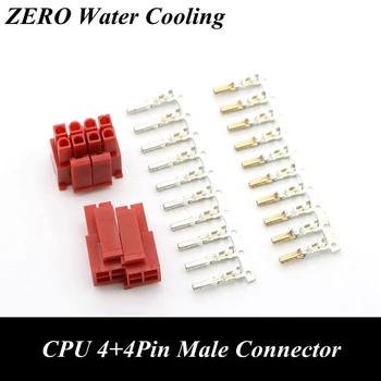 4.2 mm 5557 CPU 4+4Pin ATX Konektor Samec s 10pcs Terminálu kolíky pre PC Modding.