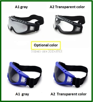 4 farby Unisex Bezpečnostné Okuliare Motocykel, jazda na Bicykli Ochrana Očí Taktické Okuliare Paintball Vietor Prach Airsoft Okuliare Nové
