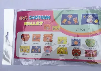 4 Ks Deti ručné diy materiálu, kabelka hračky/Deti, dievča multicolor roztomilý EVA nálepky kabelku pre vzdelávacie hračky