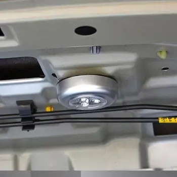 4 LED Auto Núdzové Dotyk Svetla Auto Interiérové Lampy Batérie Powered Ťuknite na položku Tlačiť Stick Dotyk Kolo Veilleuse Noc Svetla na Čítanie