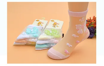 4 Páry/Veľa Dievčatá Ponožky Letné Nové Oka Štýl dragonBaby Ponožky s Módne Elastické Čipky Kvety Príchodu Veľkoobchod deti ponožky