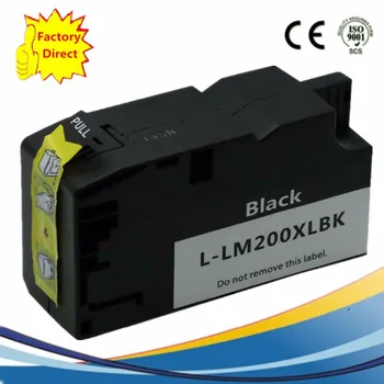 4 x LM200XLBK LM200XL LM-200XL LM200 LM-200 Atramentových Kaziet výmenou Za Lexmark OfficeEdge Pro4000c Pro4000 Pro5500 Pro5500t