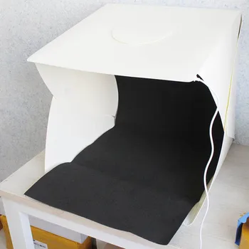 40*40*40 cm Prenosné Skladacie Studio Prenosné Fotografie Studio Skladacia Softbox s Black/white Backgound Mäkké Box Lightbox