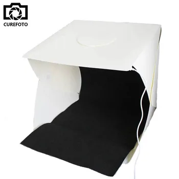 40*40*40 cm Prenosné Skladacie Studio Prenosné Fotografie Studio Skladacia Softbox s Black/white Backgound Mäkké Box Lightbox