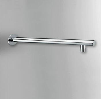 40 cm Mosadz Sprchové Rameno Stropné Kolo pochrómovaný Sprcha Hlavu Rameno Prút V Kúpeľni Accessoriess