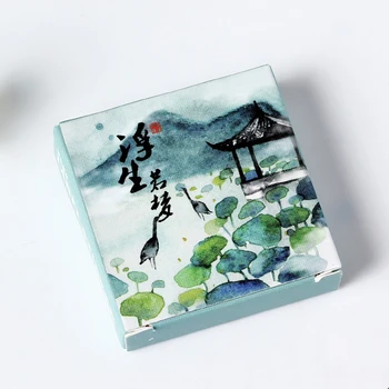 40 ks/set Vintage Čínskej Tradičnej Štýl Nálepky Samolepiace Nálepky DIY Dekorácie, Nálepky