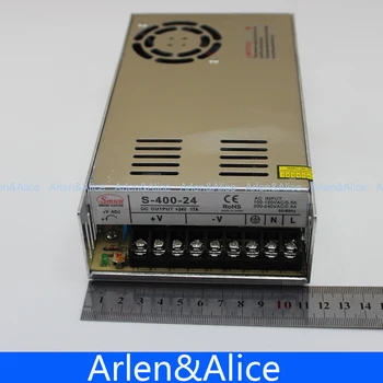 400W 24V 17A Jeden Výstup Spínacie napájací zdroj pre LED AC na DC smps