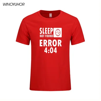 404 Chybu Nenašiel Mens Kodér Geek Programátor T-shirt Módne Bežné Krátke Sleeve T Košele Mágov Darčeky Topy Tees