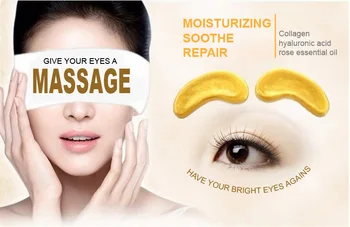 40pcs Krásy Gold Crystal Kolagénová Očná Maska Hotsale Očné Škvrny Vlhkosti Očná Maska,Anti-Aging Starostlivosť o Tvár Starostlivosť o Pleť Očné Škvrny