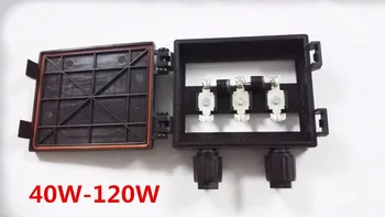 40W - 120W Solárne Spojovacej skrinke vodeodolné IP65 pre Solárny Panel pripojenie FV spojovacej skrinke solárny kábel s diódou