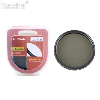 43mm Kruhové Polarizer Optické Sklo CPL Filter Pre Canon Pre Nikon, Sony Kameru