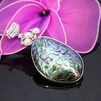 44*60 mm Prírodný mušlí mušľami sladkovodné perly prúžok DIY prívesok šperky robiť dizajn remesiel Príslušenstvo Série
