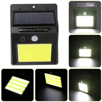 48 COB LED Solárne PIR Snímač Pohybu Nástenné svietidlo Ľudské Telo, Infračervené Svetlo Vonkajšie Nepremokavé Domov Záhrada Bezpečnostné Svetlá