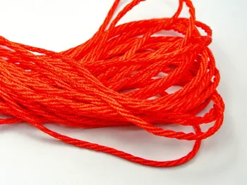 48 Meter Červená Nylon Láska Lano Záväzné Viazať až Syntetický Hodváb String 2 mm