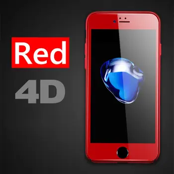 4D(2nd Gen 3D) Zakrivené Hrany Úplné Pokrytie Tvrdeného Skla Pre iPhone 6 6 7 Plus Ochranné Premium Screen Protector Film Bezpečnosti Prípade