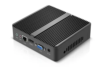 4K Mini PC Intel Celeron 3965U HD Graphics 610 Windows 10 HDMI VGA WiFi bez ventilátora Micro Stolné PC, TV Box