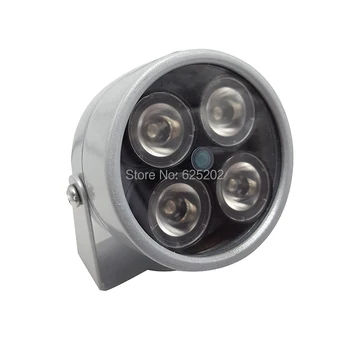 4LED Infračervené Nočné videnie IR Svetlo iluminátor lampa 50M pre IP CCTV Kamera CCD