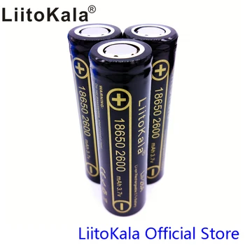 4pcs HK LiitoKala Lii-26A pre Samsung 18650 3,7 V 2600mAh LI-Ion batérie nabíjateľné Batérie ICR18650-26JM bezpečné batérie