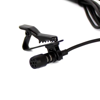 4Pcs Kondenzátora Klope Mic Kravatu Klip Lavalier Mikrofón s 3,5 mm Stereo Uzamykateľné Skrutky Pre Bezdrôtový Bodypack Vysielač EW572 EW312