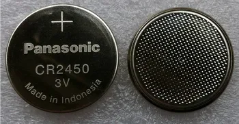 4PCS/VEĽA Nových Originálnych Panasonic CR2450 CR 2450 3V Lítiová gombíkovú Batériu Mince Batérie Pre Hodinky,hodiny,sluchadla