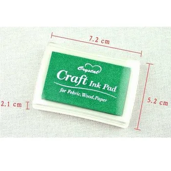 5.2*7.2 cm Štvorcových Pure color farebný atrament pad mini hubky DIY pečiatka atrament pad kancelárske potreby školské potreby