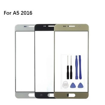 5.2 palcový Dotykový Displej Panel Náhradná Pre Samsung Galaxy A5 2016 A510 A510F LCD Predné Vonkajšie Sklenený Kryt Objektívu S Lo