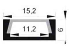 5-20PCS 0,5 m dĺžka led hliníkový profil doprava zadarmo led pás hliníkový kanál bývanie Položka Č.LA-LP05
