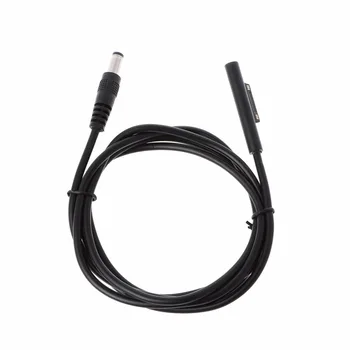 5.5*2,5 mm, DC Konektor pre Nabíjačku Adaptér pre Nabíjanie Kábel Kábel Pre Microsoft Surface Pro 3 4 Tablet PC 120 cm Čierne Káble C26