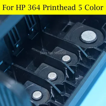 5 Farba Tryska tlačovej hlavy Pre HP 364 Tlačové Hlavy HP Photosmart B8550 C5380 CN503B C6324 C6380 C410B D5460 Printer