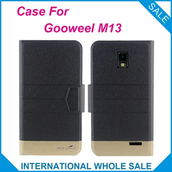 5 Farby Super! Gooweel M13 Prípade Módne Business Magnetická spona, Vysoko kvalitné Exkluzívne Kožené puzdro Pre Gooweel M13