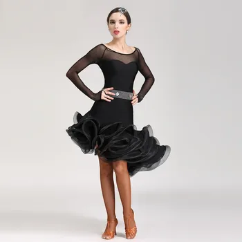 5 farieb latinskej Šaty do tanca latinské tanečné šaty žien tanečné šaty latino ženy kostýmy pre tanec salsa tango šaty