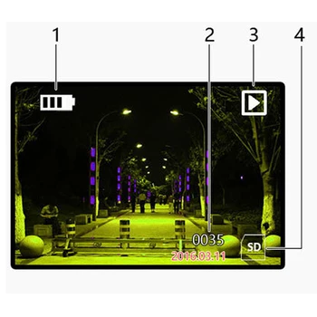 5-Krát Digitálny 5X40 CCD IČ Digitale Monokulárne Nočné Videnie Infračervené Monokulárne Ďalekohľad, Fotoaparát s Funkciou Videa na Lov