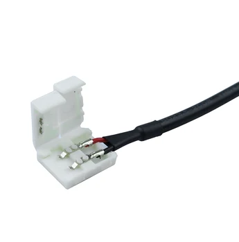 5 ks/10 mm veľa 2pin LED konektor kábel s samica DC adaptér Pre SMD 5050 5630 jednofarebné led Pásy Bez nutnosti Spájkovania