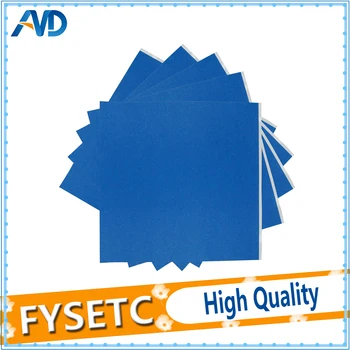 5 ks 3D Tlačiarne Kúrenie Posteľ Blue Vysokej teplote Pásky 232*154mm s Gumovou Lepidlo na Papier FlashForge