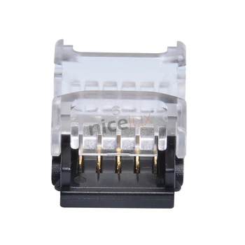 5 ks 5 Pin LED Pásy Rýchly Konektor na 12 mm 5050 RGBW Non-vodotesný LED Pás Pásy Pripojenia Č Zváranie