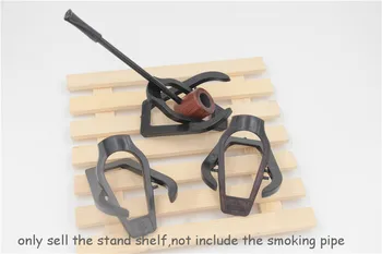 5 ks dreva fajčenie rúry bylina tabakových cigariet rúry Skladací Plastový Stojan Držiak výstava obchod konzolu displeja skladacie police