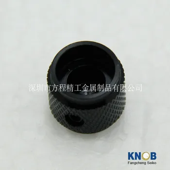 5 ks hliníkový gombík potenciometer gombík 12.5*11 mm black Hudobné účinok gombík číslo spínač spp pre XU09 Slúchadlový zosilňovač gombík