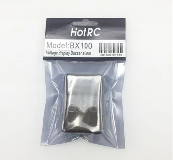 5 ks HotRc BX100 1-8S Lipo Batérie Napätie Tester/ Nízke Napätie Bzučiak Alarm/ Napätie Batérie Pravopisu s Duálne Reproduktory