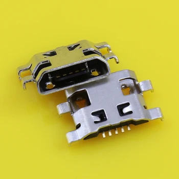 5 KS Micro USB Nabíjací Port Konektor pre Lenovo A708t S890 / pre Alcatel 7040N / pre HuaWei G7 G7-TL00