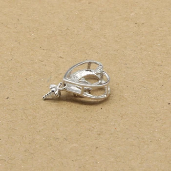 5 ks Prívesok Konektory Reálne 925 Sterling Silver Šperky, Prívesok DIY Handmade Tvorby Zistenia Príslušenstvo 179
