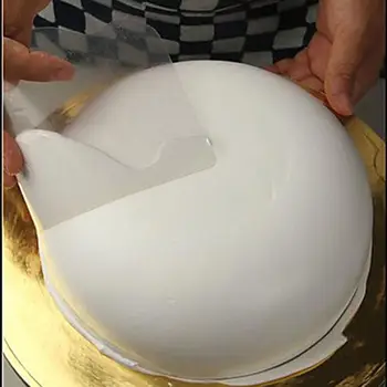 5 ks/sada Priehľadných Plastových Mäkké Stierky Tortu Krém Škrabka Fondant Pečivo Stierky Cake Decoration Pečenie Nástroj