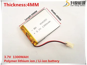 5 ks [SD] 3,7 V,1300mAH,[404050] Polymer lithium ion / Li-ion batéria pre HRAČKA,POWER BANKY,GPS,mp3,mp4,mobilný telefón,reproduktor