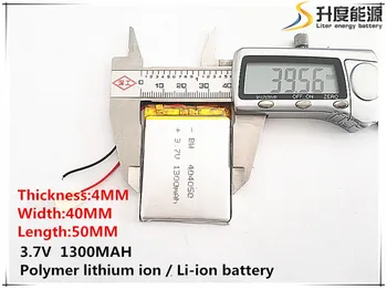 5 ks [SD] 3,7 V,1300mAH,[404050] Polymer lithium ion / Li-ion batéria pre HRAČKA,POWER BANKY,GPS,mp3,mp4,mobilný telefón,reproduktor