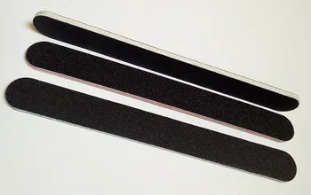 5 ks/set black brúsny papier MIX FARIEB nechty súbor 180/240 Profesionálne Umenie Nechty Súbor Zrnitosti Pre Manikúra Prírodných Nechtov BFM5