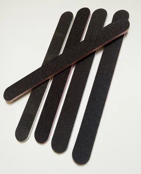 5 ks/set black brúsny papier MIX FARIEB nechty súbor 180/240 Profesionálne Umenie Nechty Súbor Zrnitosti Pre Manikúra Prírodných Nechtov BFM5