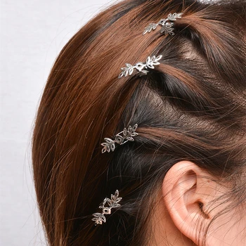 5 ks/set Snowflowers Ženy Hairclips Osobné Lady Vlasy Pazúry Vlasové Ozdoby pre Ženy A1175